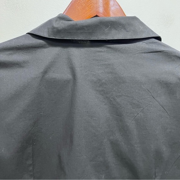 D&G Dolce & Gabbana Black Button Down Short Sleeve Shirt Size XL - Picture 6 of 10